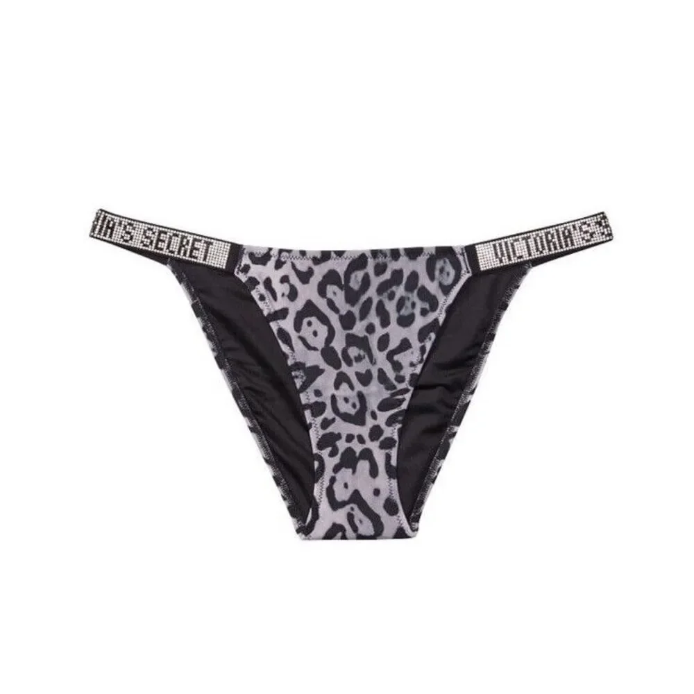 Victoria's Secret Shine Bikini 36B / M Moody Leopard -  Malibu‎ / Escondido